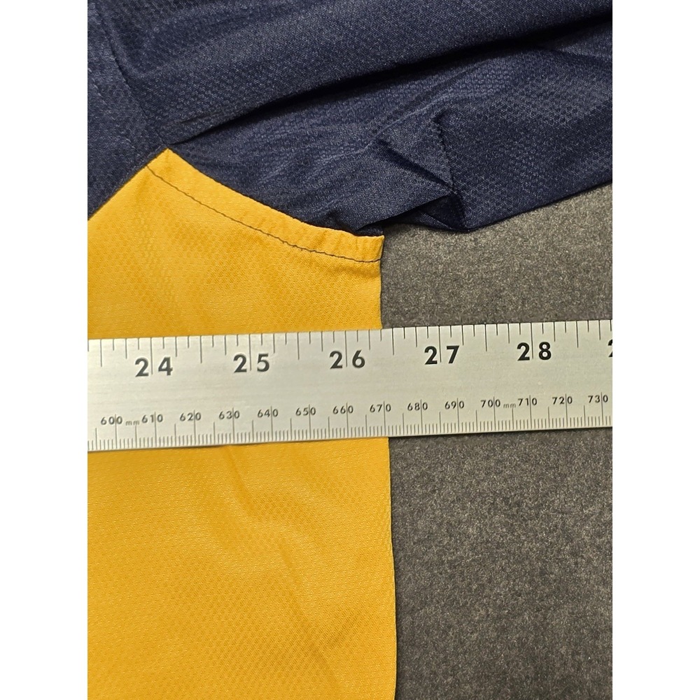 West Virginia Mountaineers Jacket Mens Large Pull Over Windbreaker 1/4 Zip - Picture 8 of 8